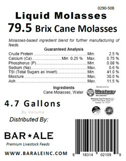Cane Molasses 79.5 Brix
